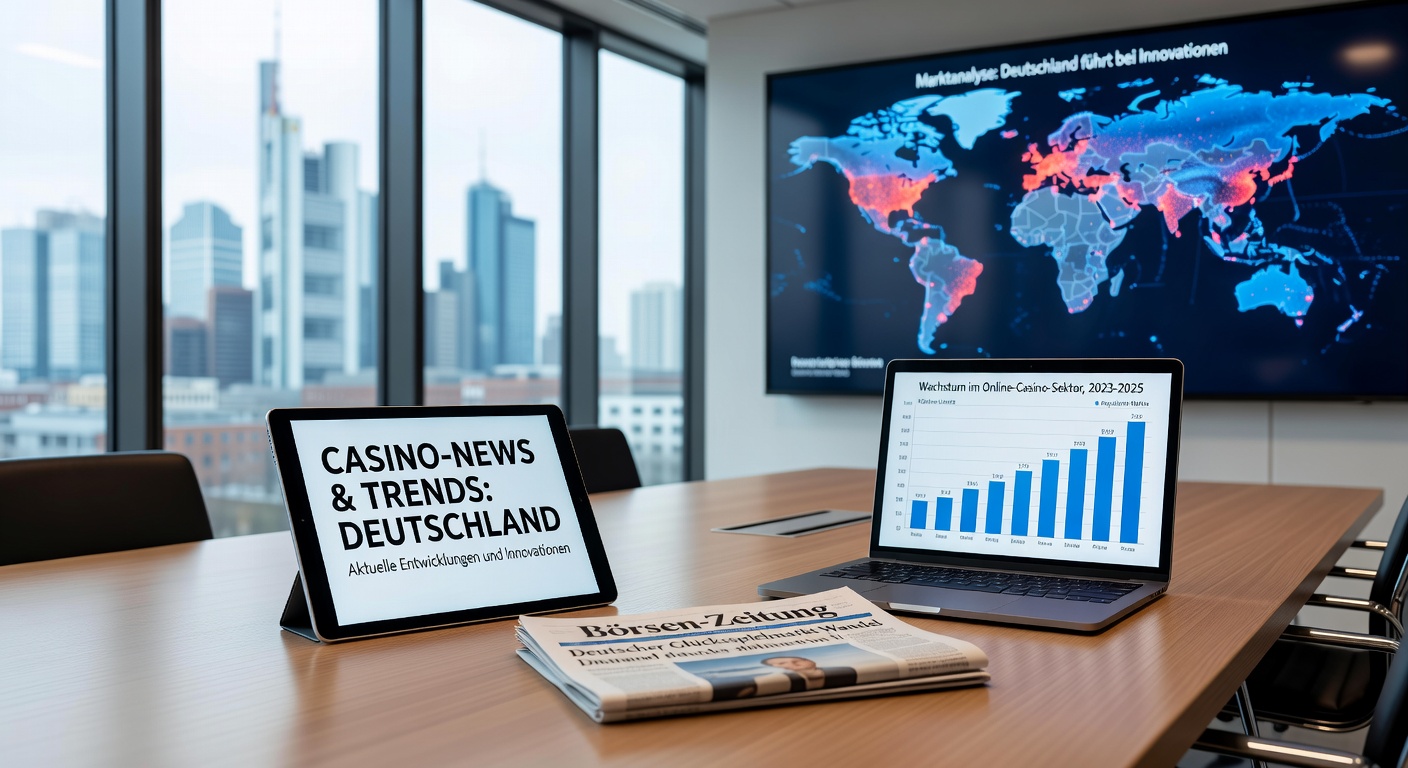 Fassade einer Spielbank in Schleswig-Holstein mit beleuchteten Eingängen bei Nacht, typisch für die Atmosphäre in Kiel oder Lübeck