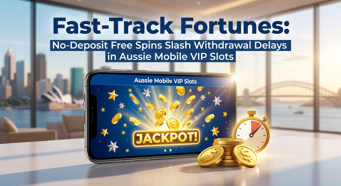 VIP-Slot-Schnittstelle auf Mobilgerät mit Free-Spin-Anzeige und Blitz-Auszahlungs-Button in australischen Farben