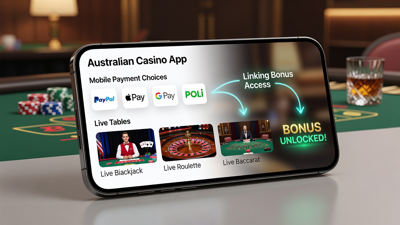 Beispiel für Zahlungsflüsse und Live-Tisch-Zugang in mobilen Casino-Apps